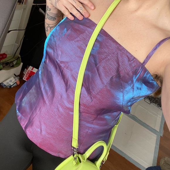 Y2K Vintage Holographic Top - Picture 2 of 4